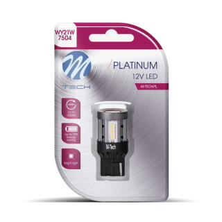 Bec LED Platinum, Alb, T20 W21W, 12 24V, W3x16d