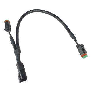 Cablu adaptor DT 2 pini de la 1 mufa tata la 2 mufe mama