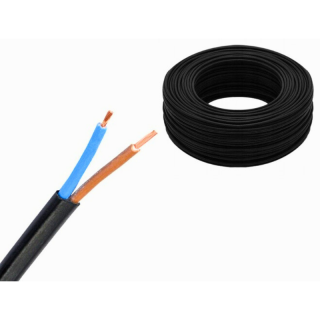 Cablu plat din cupru multifilar electric auto 2 fire, LGY 2 x 1.5mm