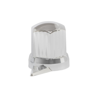 Capac Cromat cu indicator pentru piulita de 33mm, L 49mm, camioane, semiremorci