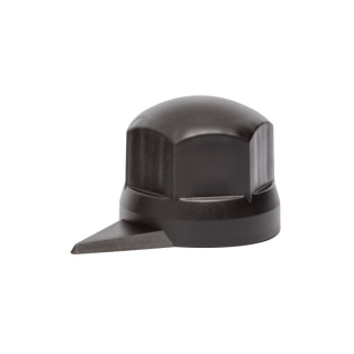 Capac Negru cu indicator pentru piulita de 32mm, L 35mm, camioane, semiremorci