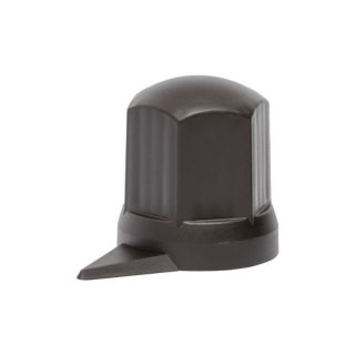 Capac Negru cu indicator pentru piulita de 32mm, L 49mm, camioane, semiremorci