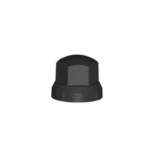 Capac Negru pentru piulita de 33mm, L 35mm, camioane, semiremorci