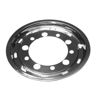 Capac pentru janta fata camion si semiremorci 22,5  x11,75   ET120, otel inoxidabil, 10 gauri, PCD 335mm