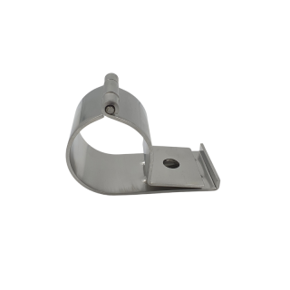 Clema, colier din inox pentru fixare proiectoare pe bullbare camion, 60mm