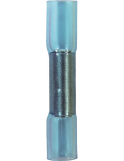 Conector de cablu sertizabil, termocontractabil, cu gel adeziv, albastru, fir 1.5 2.5