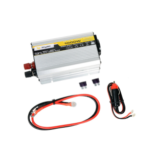 Convertor, Invertor auto, USB, 1000W (putere instantanee), 500W putere continua, unda sinusoidala modificata, 12V - 230V, 50Hz