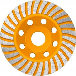 Disc diamantat 125 mm, cu segmente pentru slefuit suprafete beton, mozaic, marmura, Turbo