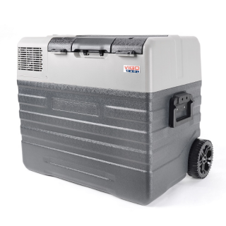 Frigider auto portabil 52L, cu roti si compresor, 12 24 230V, Bluetooth