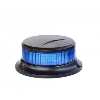 Girofar LED cu lumina albastra, baza magnetica, 112 x 46mm, 12 24V