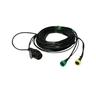 Instalatie electrica remorca cu stecher 13 pini, 5m, 2 x mufa 5 pini baioneta