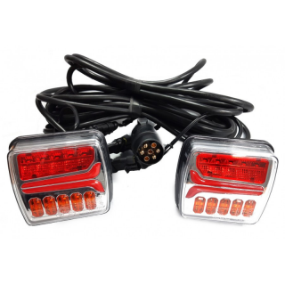 Kit lampi LED, 3 functii, efect neon, 7.5m, 7 pini, 12V, 11.02 x 10.26cm