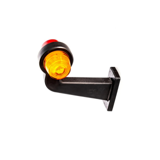 Lampa de gabarit cu brat lung, RETRO, galben   rosu, 12 24V, 19.5cm, tip L