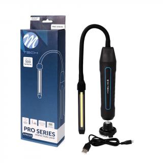 Lampa, lanterna magnetica, reglabila si flexibila pentru inspectie auto, service PRO, 6500K, 500lm