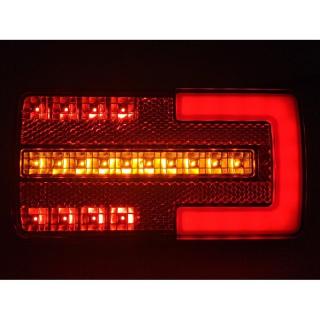 Lampa semnalizare spate, tripla cu semnalizare dinamica si efect neon 15 x 8cm