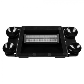 Lampa stroboscop lumina Portocalie cu ventuze, pentru parbriz, 3 moduri, 12 24V