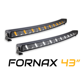 Led bar FORNAX 43,  , 110cm, 24600Lm, 12 24V, curbat cu pozitie dinamica alba si portocalie