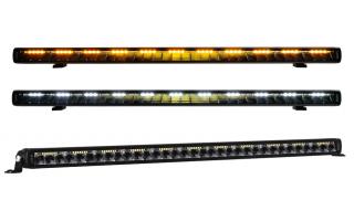 Led Bar Ledson cu pozitie Galbena si Alba + stroboscop Phoenix+ 32   80cm