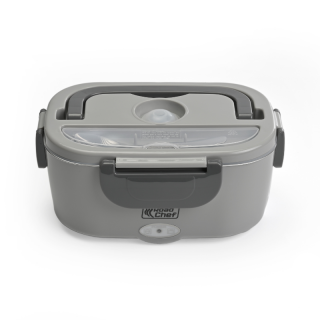 Lunchbox electric auto 1.5L, cutie de pranz electrica, 12V 24V 230V, 80W