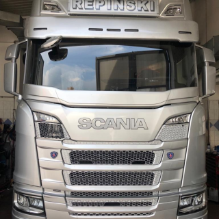 Parasolar Scania S R G 08 2016-, cu kit complet de asamblare, pentru 5 gabarit