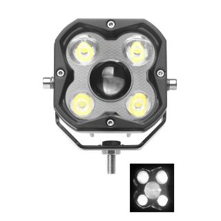 Proiector auto LED cu lentile convexe, flood, 8.18 x 9.44 x 6.15cm, 2700lm, 39w