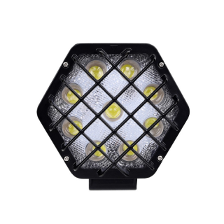 Proiector LED 27W, cu protectie, 12 24V, 1600lm, 6500K, 13.8 x 12.4cm