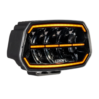 Proiector LED cu pozitie dinamica alba si portocalie pentru camion, off road, Epix10+, Powerboost, 11500lm, 150w, 24.7 x 14.5cm