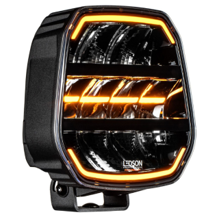 Proiector LED cu pozitie dinamica alba si portocalie, pentru camion si off road, Epix9+, Powerboost, 15000lm, 180w, 22.5 x 22.3cm