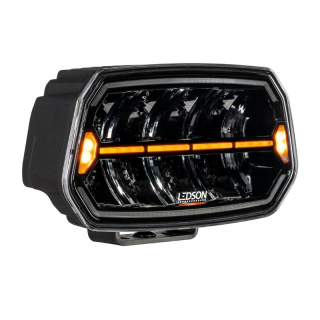 Proiector LED cu pozitie dinamica alba si portocalie + stroboscop, pentru camion si off road, Epix10+ STROBE, Powerboost, 11500lm, 150w, 24.7 x 14.5cm