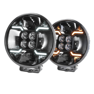 Proiector suplimentar LED, Cosmo Dynamic 9X, 22cm, 160W, 12 24V, 11500Lm, 732m