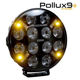 Proiector suplimentar Pollux9+ cu stroboscop inclus, Flood, Driving LED, 120W, pozitie alb galbena portocalie