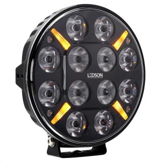 Proiector suplimentar Pollux9+ cu stroboscop inclus, Spot, LED, 120W, pozitie alb galbena portocalie