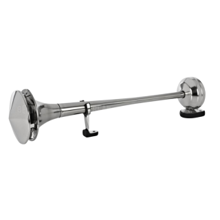 Semnal pneumatic, claxon inox pneumatic, 57.5 cm, cu capac