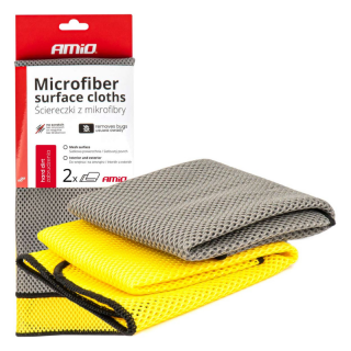 Set 2 bucati Lavete, Microfibra Profesionale pentru Curatare Suprafete, 40x40cm, 280g m  ²
