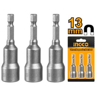 Set 3 buc. cheie tubulara magnetica 1 4  , cap hexagonal 13mm x 65mm