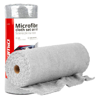 Set 50 Lavete Microfibra Auto pe Rola, 30x30 cm, 120g
