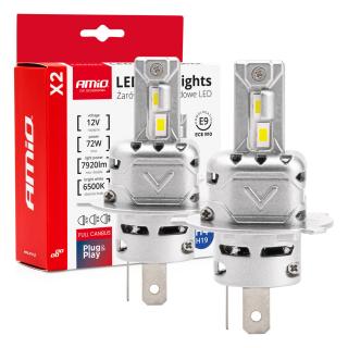 Set Becuri LED Seria X2 H4 H19