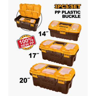 Set de 3 cutii pentru depozitare si transport scule