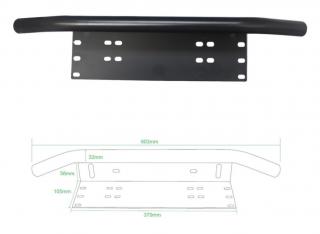 Suport Numar Auto, Cu Suport Pentru Led Bar, Led Proiectoare, Bull Bar