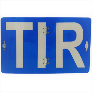 Tabla reflectorizanta, placa pliabila TIR, 40 x 25cm