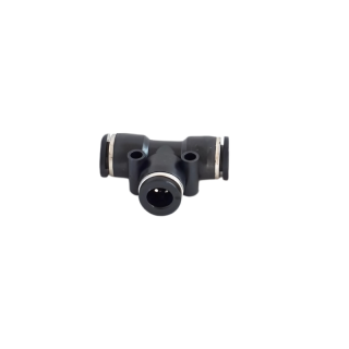 Teu rapid din plastic, racord tip T, 10 mm pentru sisteme pneumatice auto