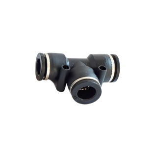 Teu rapid din plastic, racord tip T, 12 mm pentru sisteme pneumatice auto