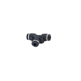 Teu rapid din plastic, racord tip T, 4 mm pentru sisteme pneumatice auto