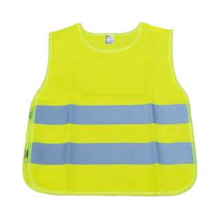 Vesta Reflectorizanta Siguranta Copii, Galbena cu Certificat
