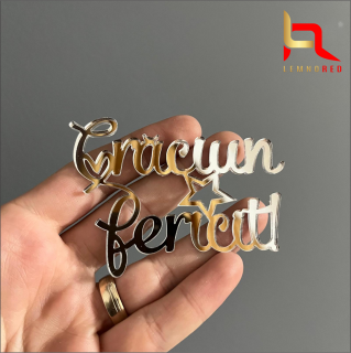 Aplicatie tort CRACIUN FERICIT (OGM4)