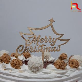 Cake topper Merry Christmas