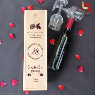 Cutie de vin cadou pentru UN PRIETEN ADEVARAT