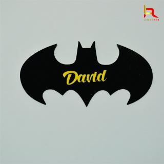 Decoratiune personalizata nume BATMAN