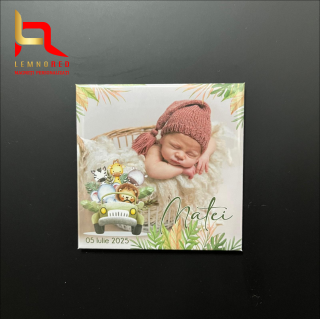 Marturie pentru botez - MAGNET PERSONALIZAT