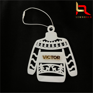Ornament personalizat pentru brad - PULOVER